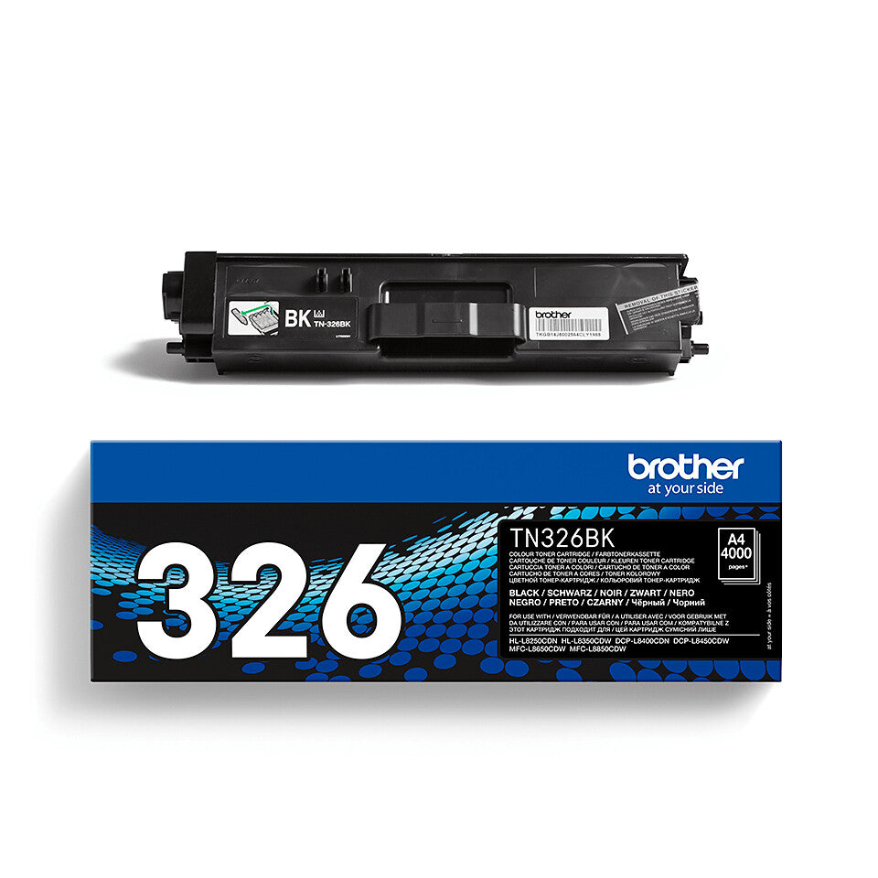 Brother TN-326BK Tonerkassett 1 styck Original Svart