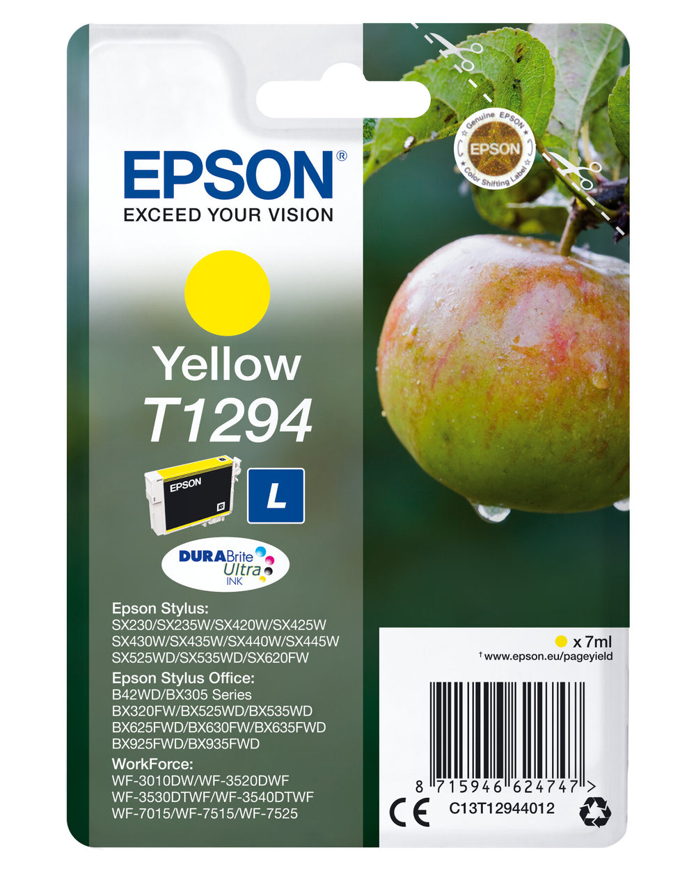 Epson Apple Enpack gul T1294 DURABrite Ultra-bläck