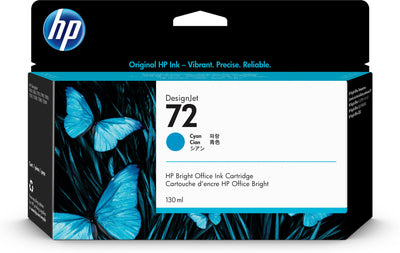HP 72 130 ml DesignJet-bläckpatron, cyan