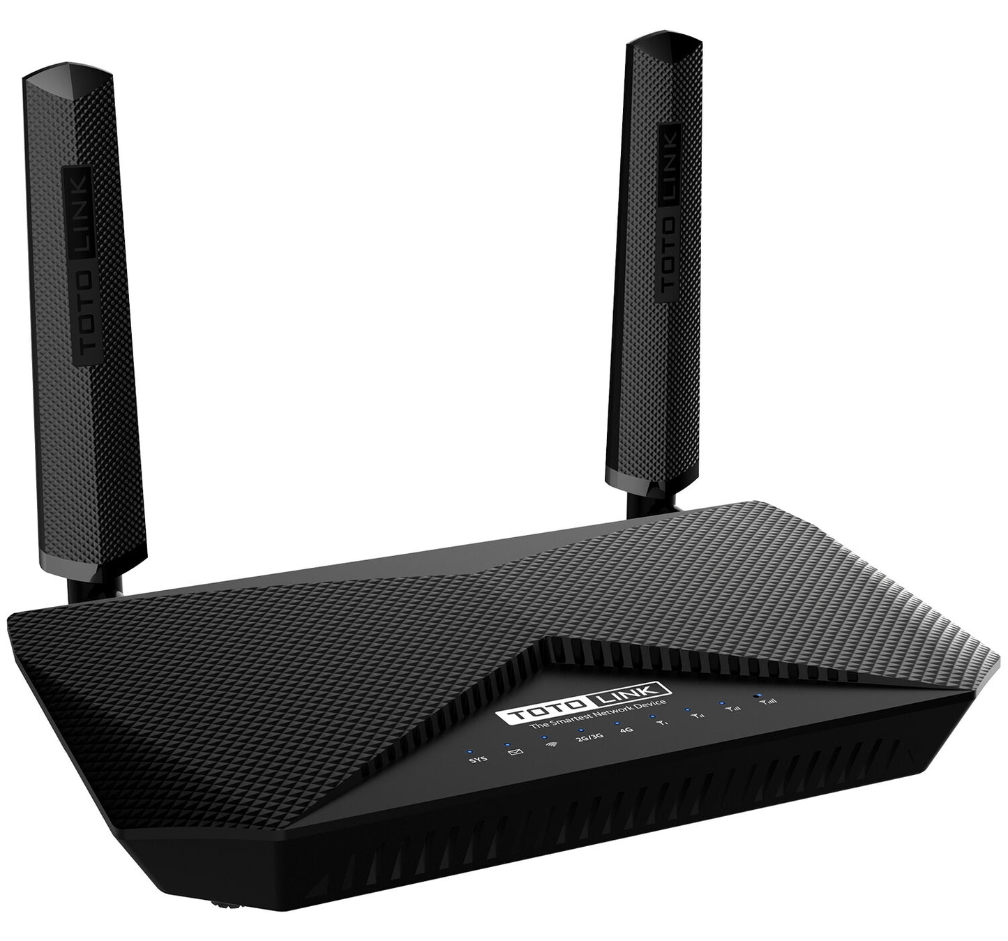 TOTOLINK LR1200 Router WiFi AC1200 Dual Band trådlös router Snabb Ethernet Dual-band (2,4 GHz / 5 GHz) 4G Svart