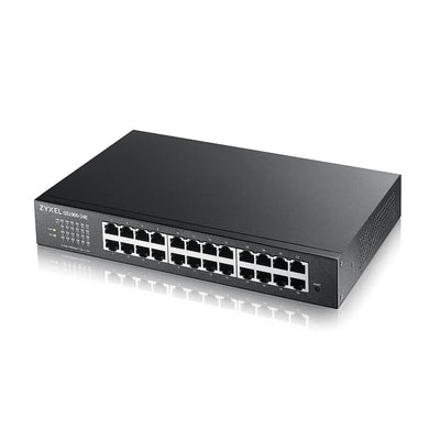 Zyxel GS1900-24E-EU0103F nätverksswitchar hanterad L2 Gigabit Ethernet (10/100/1000) 1U Svart