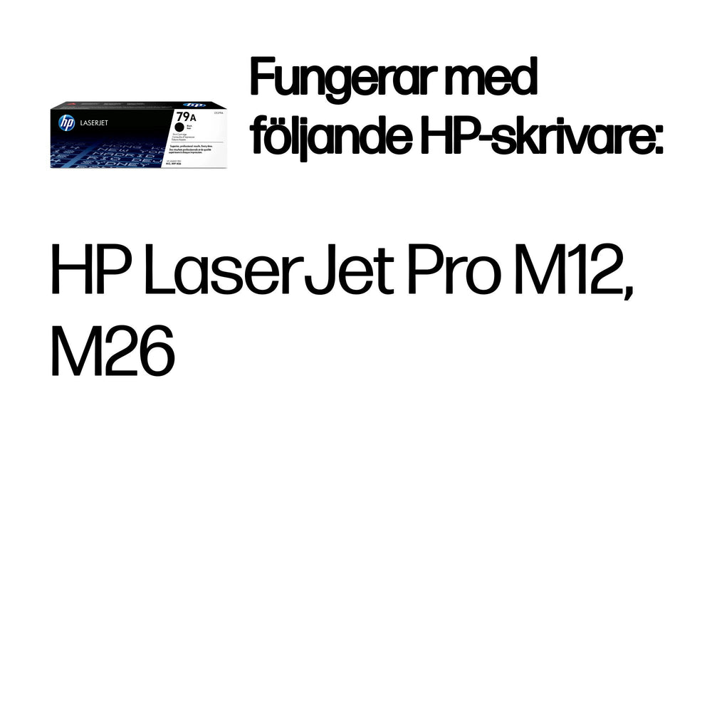 HP 79A svart original LaserJet-tonerkassett