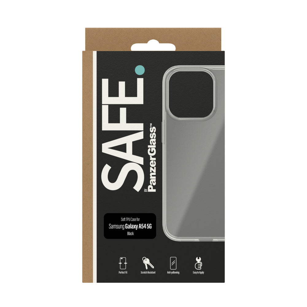 PanzerGlass SAFE. Case for Samsung Galaxy A54 5G mobiltelefonfodral Omslag Transparent