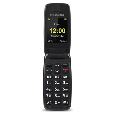 Doro Primo 401 5,08 cm (2") 115 g Svart Första mobiltelefon