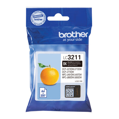 Brother LC3211BK bläckpatroner 1 styck Original Svart