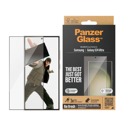 PanzerGlass Ultra Wide Fit Genomskinligt skärmskydd Samsung 1 styck