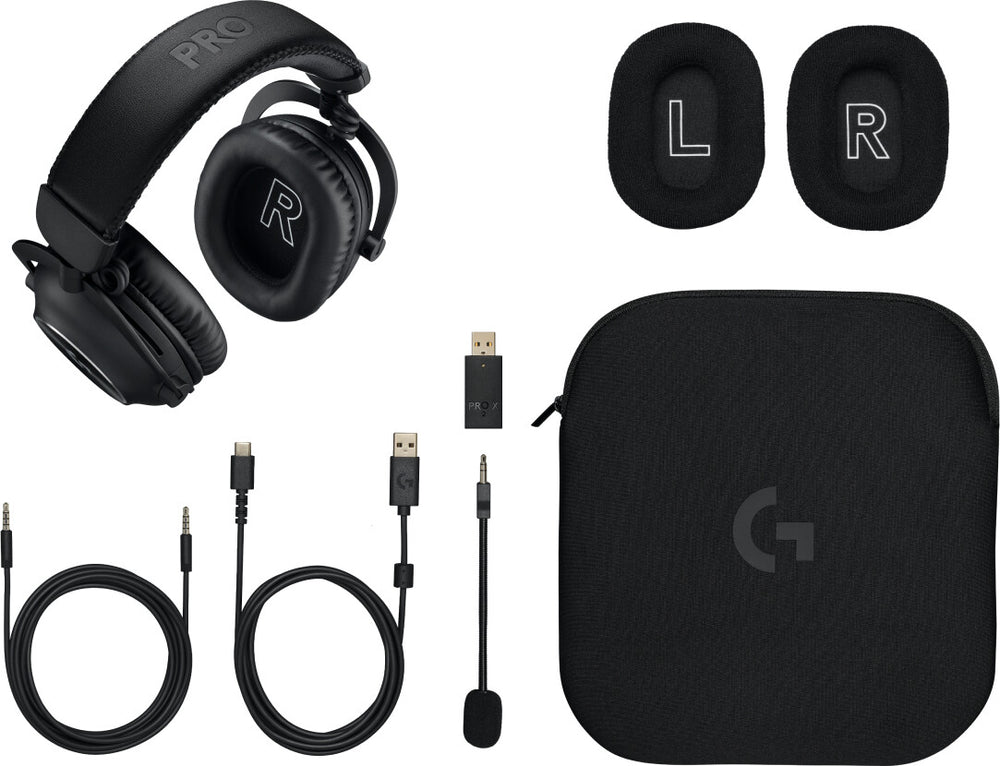 Logitech G PRO X 2 Headset Kabel & Trådlös Huvudband Spela Bluetooth Svart