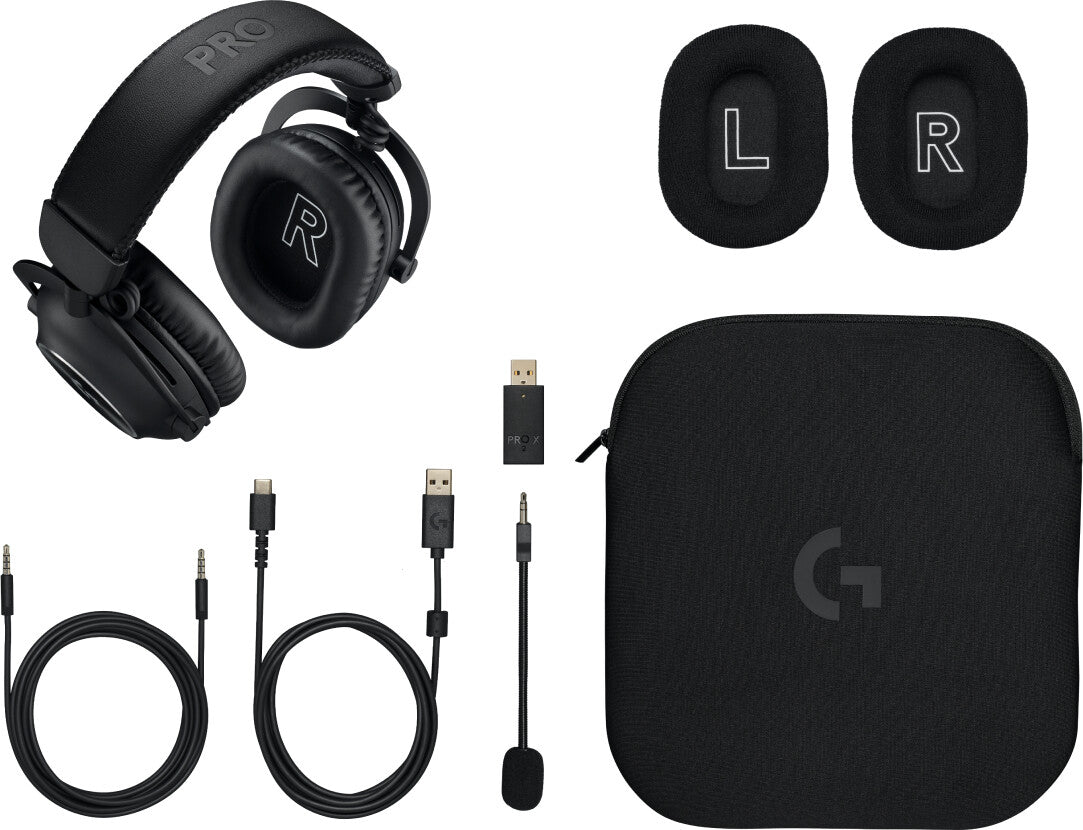 Logitech G PRO X 2 Headset Kabel & Trådlös Huvudband Spela Bluetooth Svart