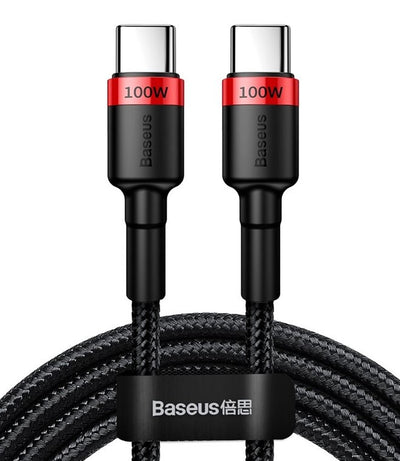 Baseus CATKLF-AL91 USB-kablar 2 m USB C Svart