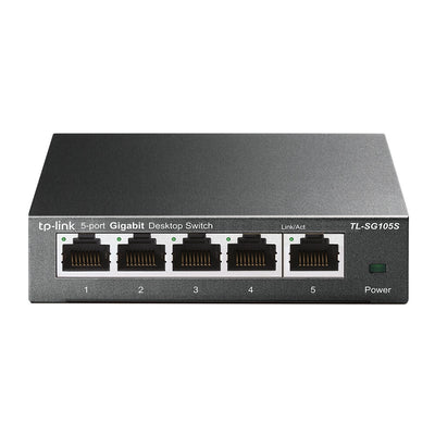 TP-Link TL-SG105S nätverksswitchar Ohanterad Gigabit Ethernet (10/100/1000) Svart