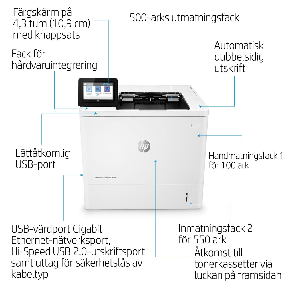HP LaserJet Enterprise M611dn