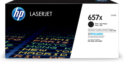 HP 657X svart original LaserJet-tonerkassett med hög kapacitet