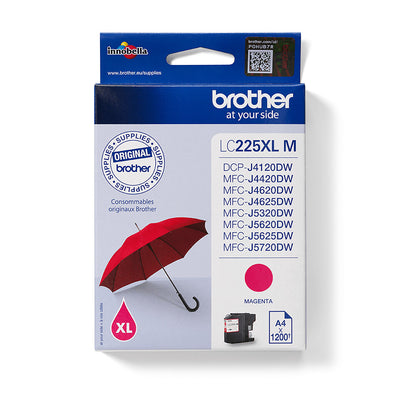 Brother LC225XLM bläckpatroner 1 styck Original Magenta
