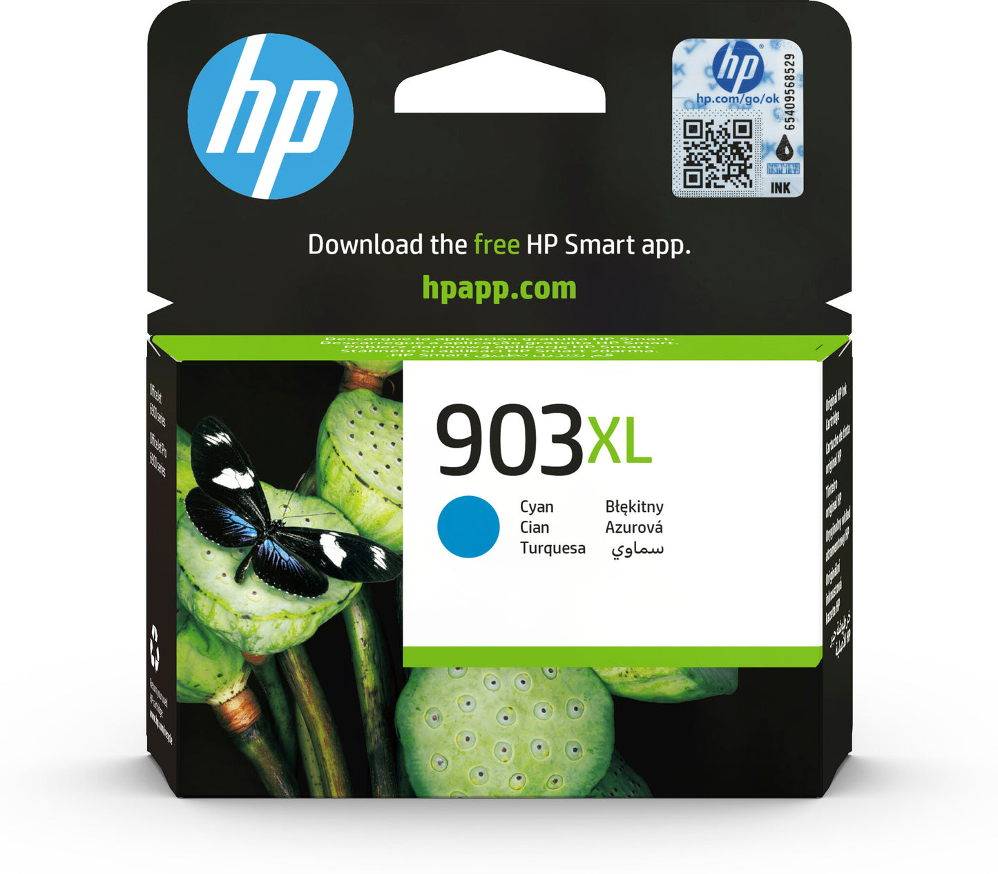 HP 903XL – cyan originalpatron med hög kapacitet