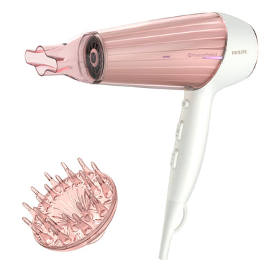 Philips DryCare HP8281/00 hårfön 2300 W Rosa, Vit