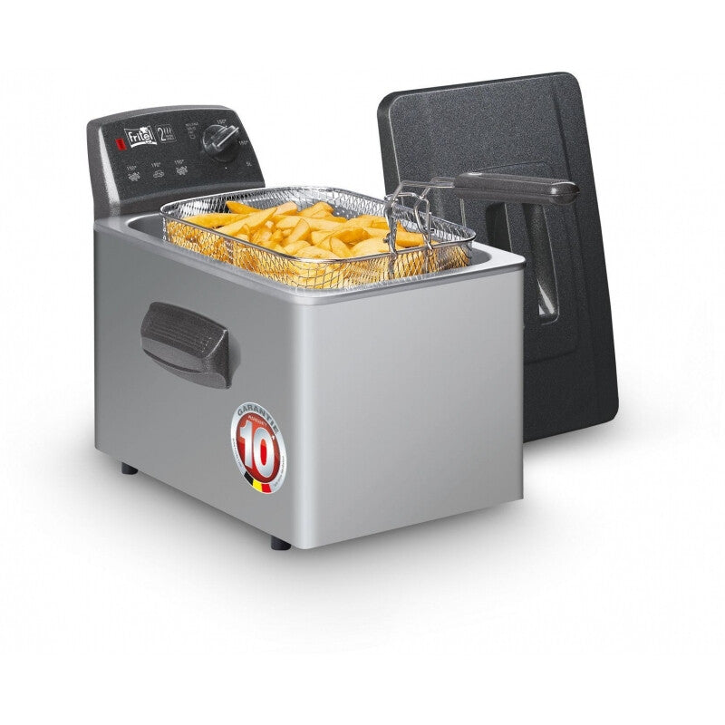 Fritel Turbo SF 4551 Single 5 l Fristående Varmluftsfritös Svart, Grå, Silver