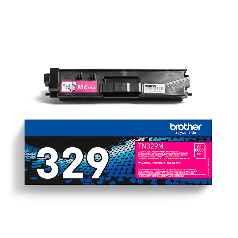 Brother TN-329M Tonerkassett 1 styck Original Magenta
