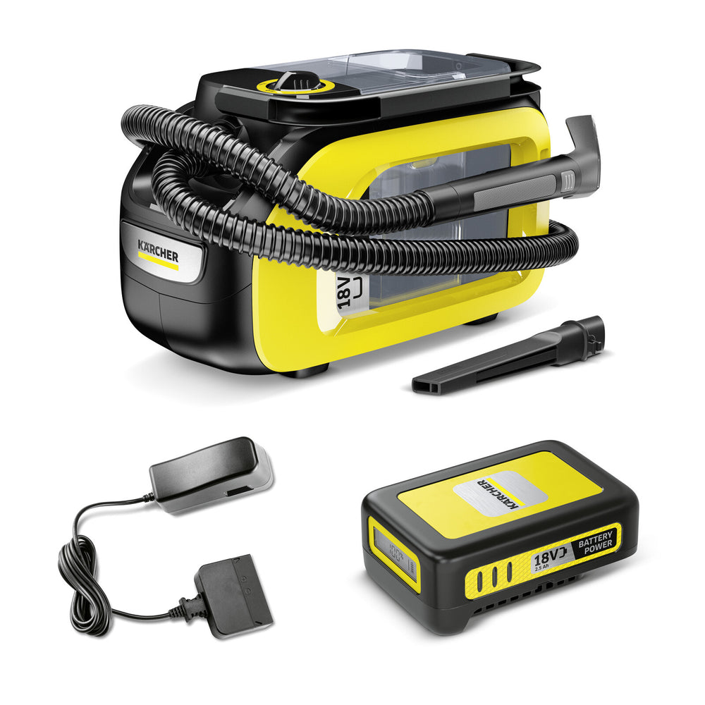Kärcher SE 3-18 Compact Battery Set 1,2 l Trummdammsugare Våt 184 W Utan påse