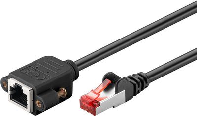 Goobay 65640 nätverkskablar Svart 5 m Cat6 S/FTP (S-STP)