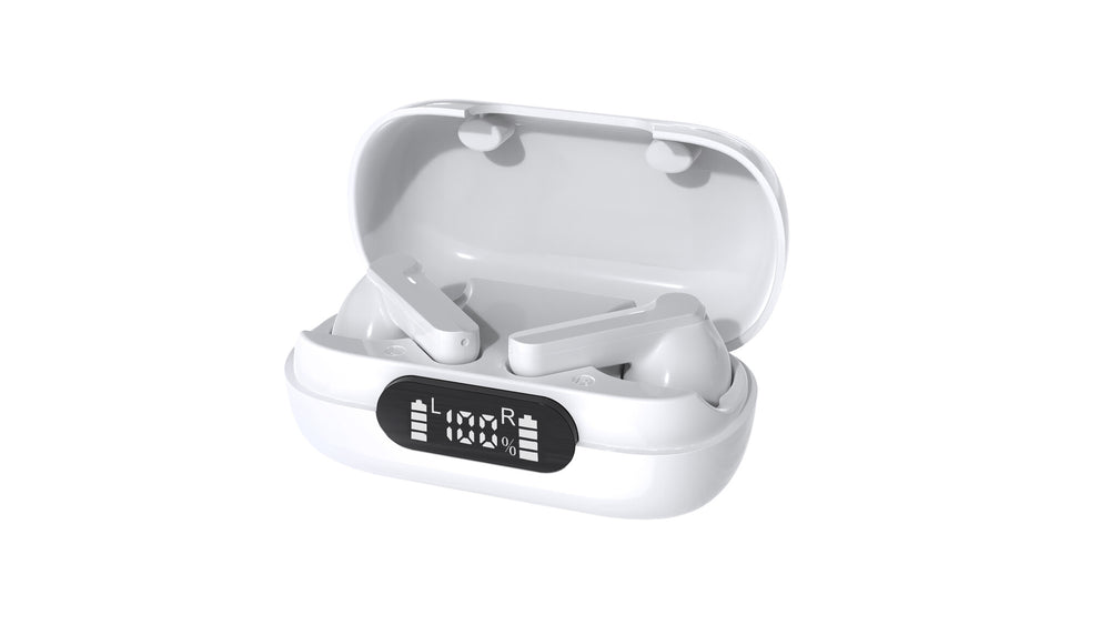 Denver TWE-40 hörlur och headset True Wireless Stereo (TWS) I öra Samtal/musik Bluetooth Vit