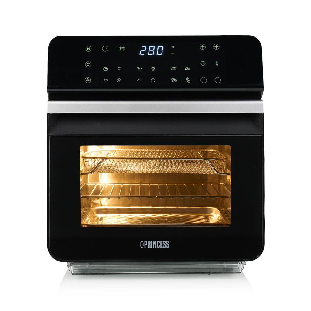 Princess 01.182085.01.001 fritös Single 10 l Fristående 1550 W Varmluftsfritös Svart