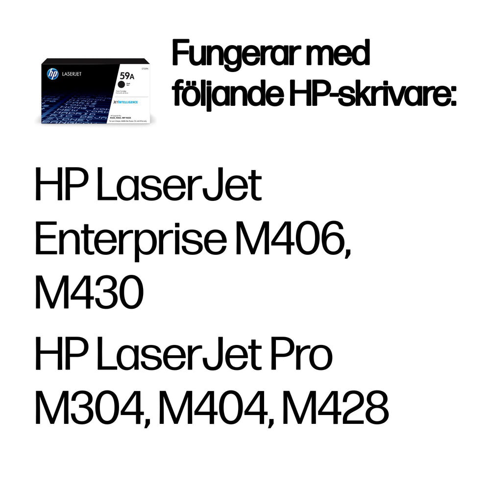 HP 59A svart original LaserJet-tonerkassett