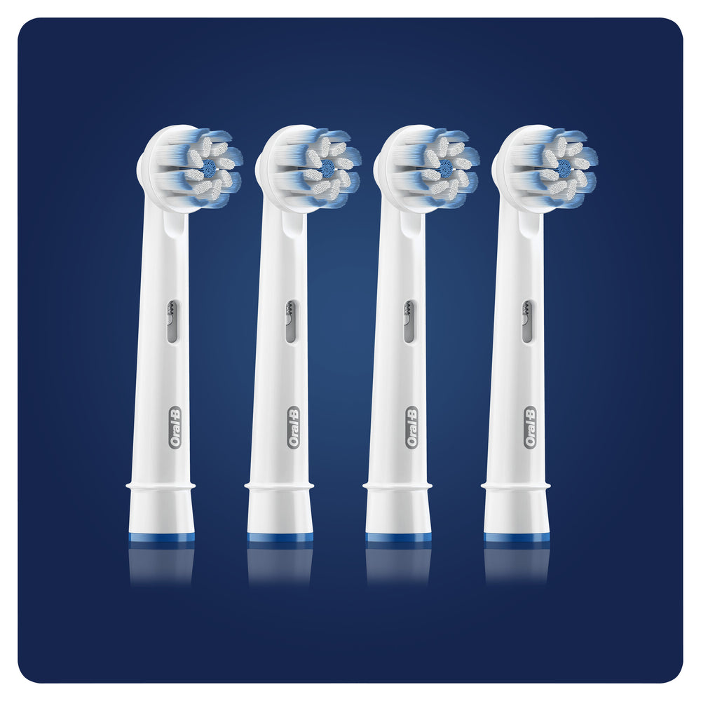 Oral-B Sensitive Clean 80339545 tandborsthuvuden 4 styck Vit