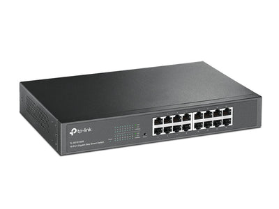 TP-Link TL-SG1016DE nätverksswitchar hanterad L2 Gigabit Ethernet (10/100/1000) Svart