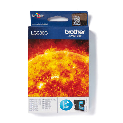 Brother LC980C bläckpatroner 1 styck Original Cyan