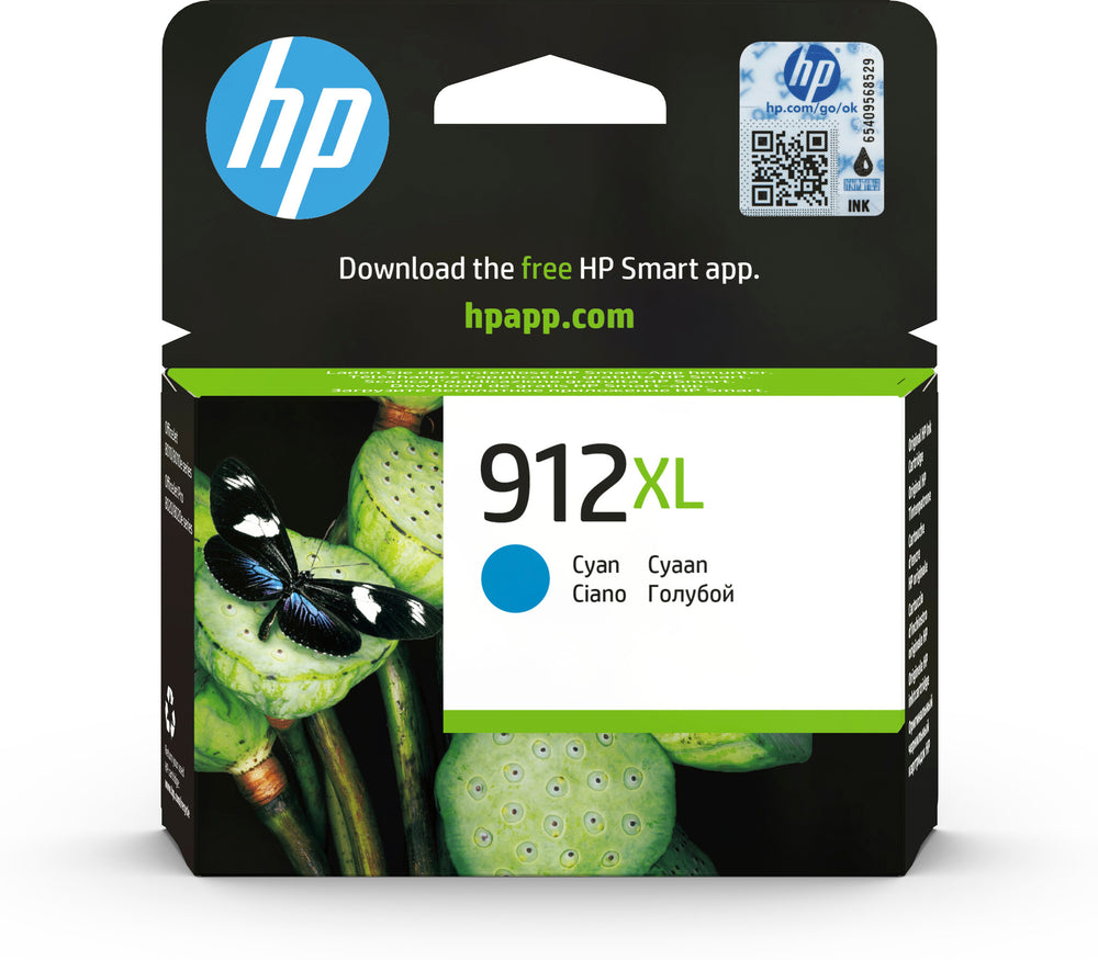 HP 912XL cyan original bläckpatron med hög kapacitet