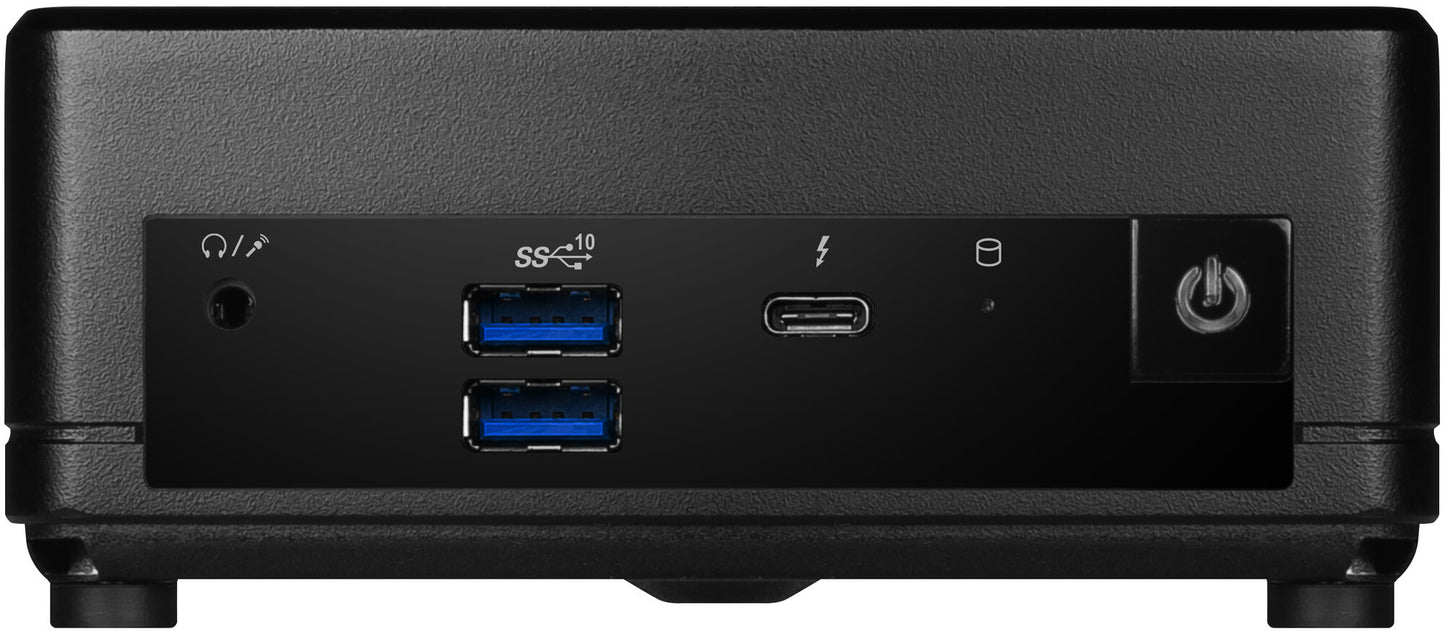MSI Cubi 5 12M-022BDE 0.66L sized PC Svart i3-1215U