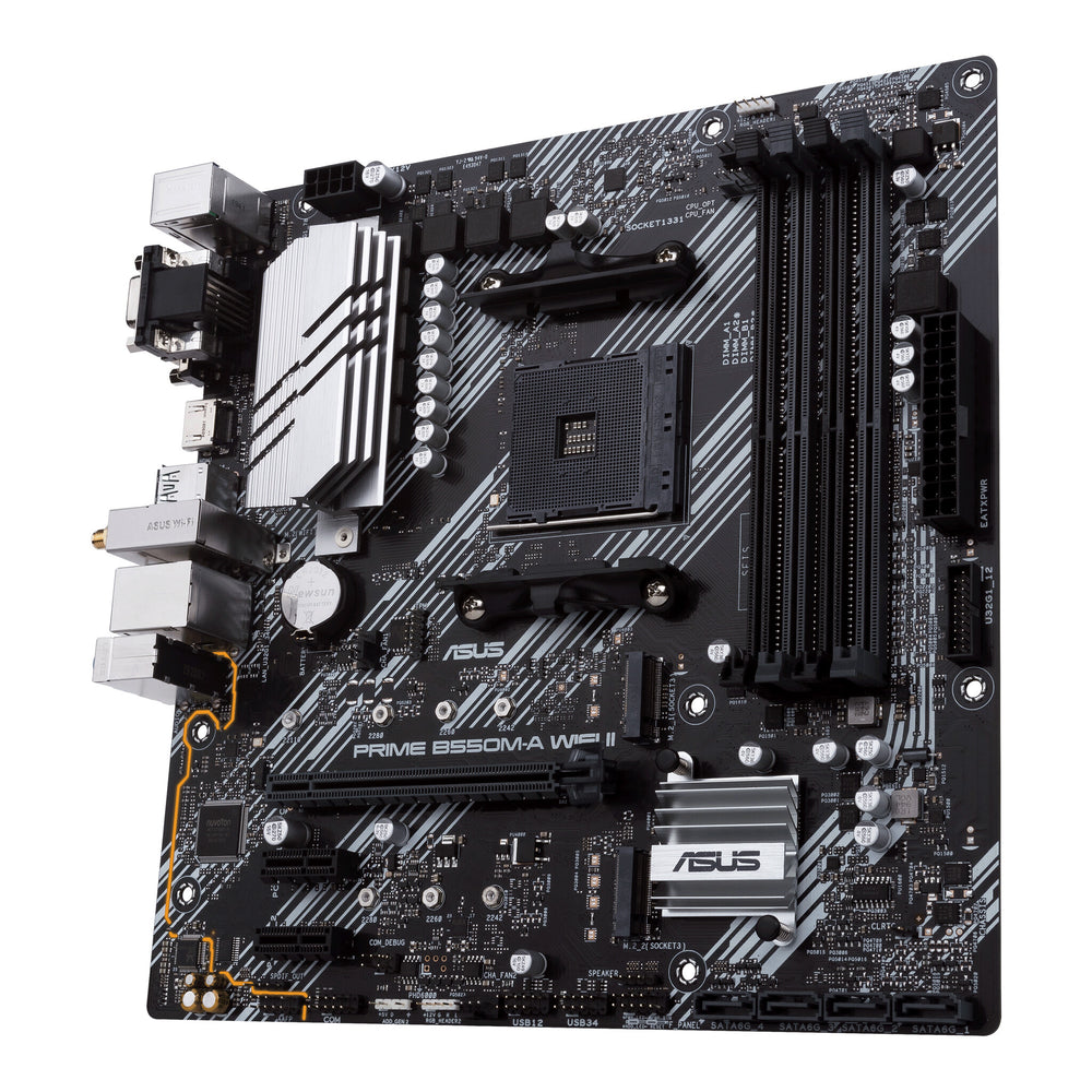 ASUS PRIME B550M-A WIFI II AMD B550 Uttag AM4 micro ATX