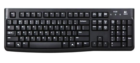 Logitech Keyboard K120 for Business tangentbord USB Nordic Svart