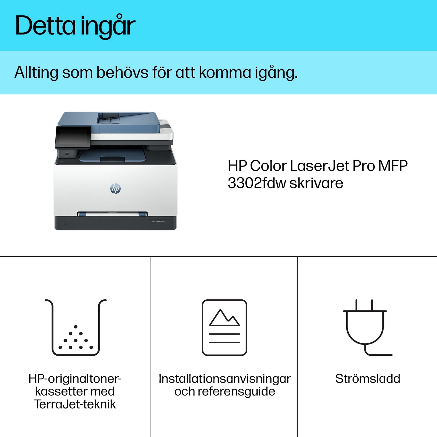 HP Color LaserJet Pro MFP 3302fdw