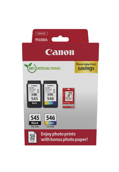Canon 8287B008 bläckpatroner 2 styck Original Svart, Cyan, Magenta, Gul