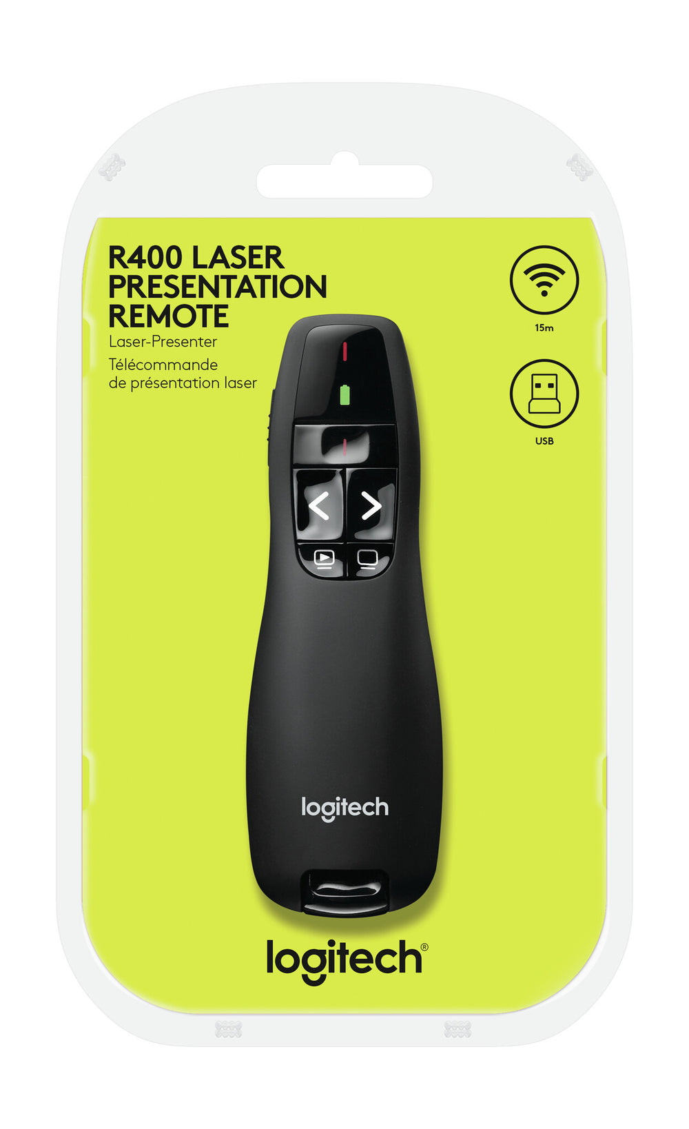 Logitech 910-001356 trådlösa presentatörer RF Svart