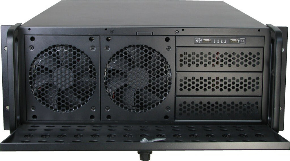 Inter-Tech IPC 4U-4129L Ställning Metallisk, Silver