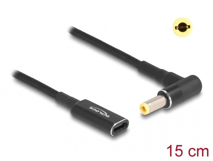 DeLOCK 60040 eladaptrar inomhus Svart