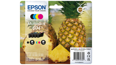 Epson 604 bläckpatroner 4 styck Original Standardavkastning Svart, Cyan, Magenta, Gul