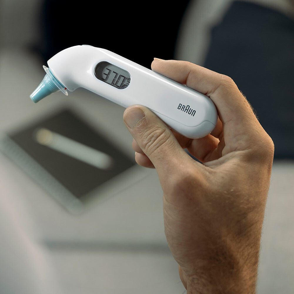 Braun ThermoScan 3 Kontakt Vit Öra