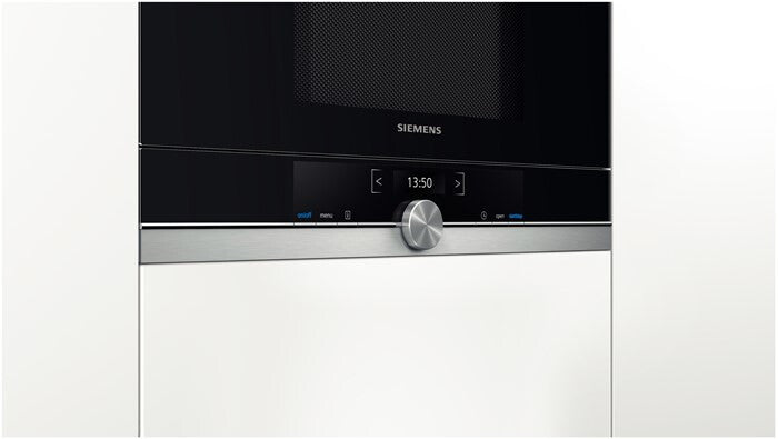 Siemens BF634LGS1 mikrovågsugn Inbyggd 21 l 900 W Svart, Rostfritt stål