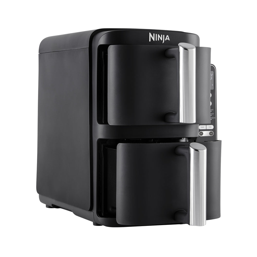 Ninja SL300EU fritös Dubbel 7,6 l Fristående 2470 W Varmluftsfritös Svart