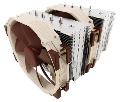 Noctua NH-D15 kylsystem för dator Processor Kylare 14 cm Beige, Brun, Stål