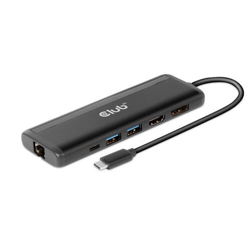 CLUB3D CSV-1597 dockningsstationer för bärbara datorer USB 3.2 Gen 1 (3.1 Gen 1) Type-C Svart
