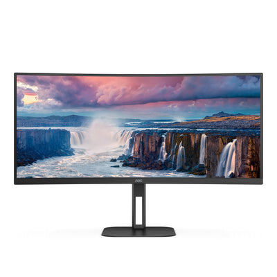 AOC V5 CU34V5C/BK LED display 86,4 cm (34") 3440 x 1440 pixlar Wide Quad HD Svart
