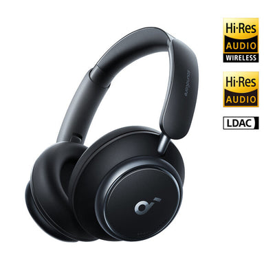 Anker Space Q45 Hörlurar Kabel & Trådlös Huvudband Samtal/musik USB Type-C Bluetooth Svart