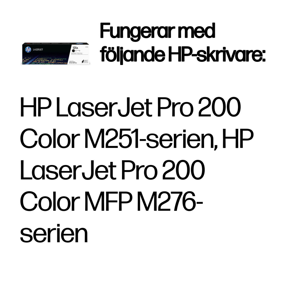 HP 131A svart LaserJet-tonerkassett, original