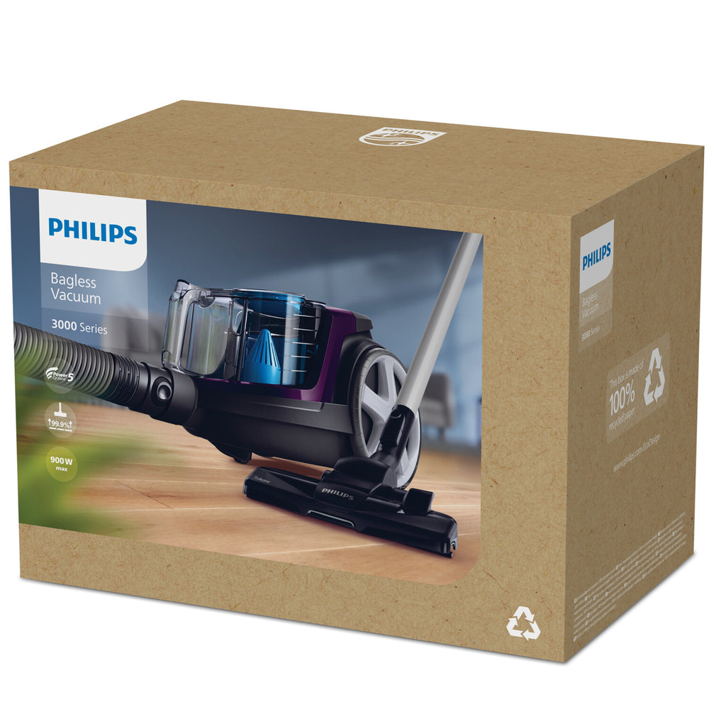 Philips 3000 series FC9333/09 dammsugare 1,5 l Cylinderdammsugare Torr 900 W Utan påse