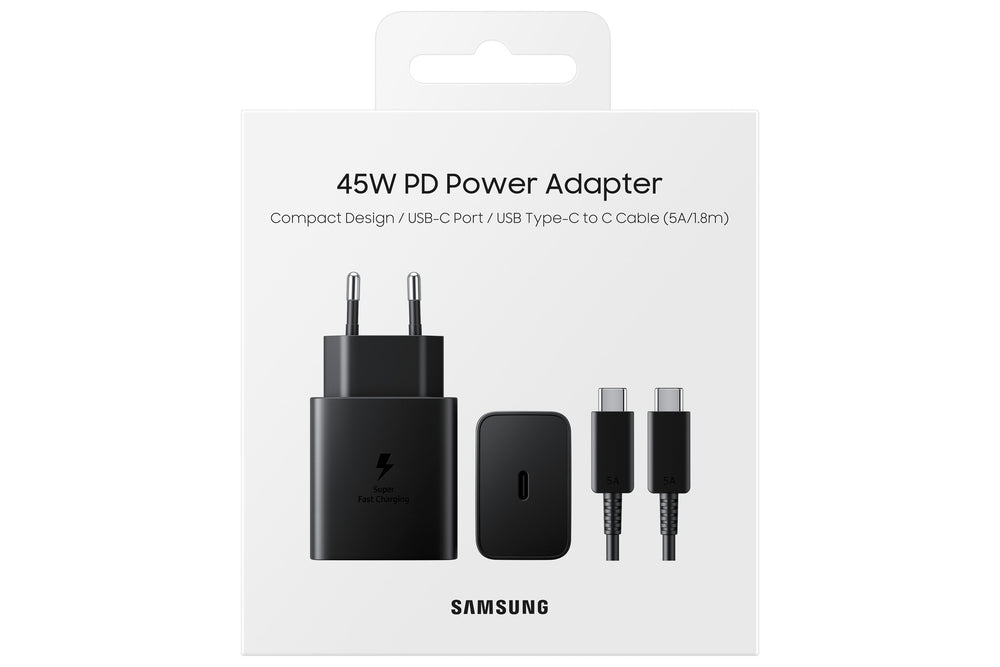 Samsung EP-T4510 Universal Svart AC Snabb laddning inomhus