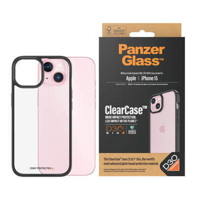 PanzerGlass ClearCase mobiltelefonfodral 15,5 cm (6.1") Omslag Transparent